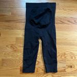 Blanqi black maternity seamless leggings size large Photo 1