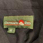 Outback Red Vintage  Black Western Prairie Dress Size 12 Photo 2
