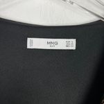 Mango MNG Metallic Gold Black Long Sleeve Mini Dress Size XS EUC W2572 Photo 4