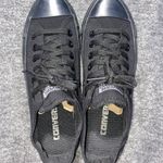 Converse Athletic Low Top Sneaker Shoes Solid Black Photo 5