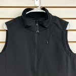 Iceburg Women’s Wind/Water Resistant Vest Size Small Black EUC Lined Pockets Photo 2
