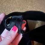 DO+BE  black with laced bell sleeves velvet dress S Photo 12