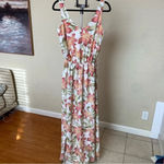 Show Me Your Mumu  Ava Maxi Dress Lily Lady‎ floral leafs size L Photo 4
