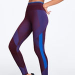 PINK - Victoria's Secret PINK Victoria’s Secret Cool & Comfy seamless maroon/royal blue leggings XS Photo 0