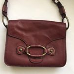 Ellen Tracy  Burgundy Leather Purse Photo 2