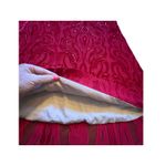 Marchesa Notte Red Velvet Sequin Evening Gown Photo 13