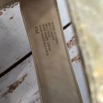 Adrienne Vittadini GOLD SNAKESKIN EMBOSSED STAPPY ESPADRILLES HEELED SANDALS Photo 4