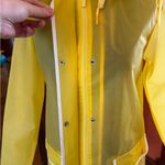 Hunter NWOT- Yellow Hooded Rain Coat Photo 6