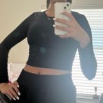 Basic Athletic Black Long Sleve Top Size 4 Photo 0