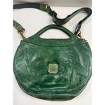 Campomaggi Edera” handbag in grass green woven leather Photo 4