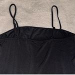 SheIn Black Mini Dress With A Silver Fringe Photo 2