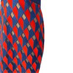 BCBG MaxAzria Rosalina Midi Dress Navy Red Geometric Size 4 NWT Photo 7