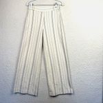See By Chloe Pants Womens 34 White Black Striped Wide Leg Business Academia Photo 1
