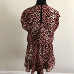 Three Eighty Two Women's Leopard Print Dress Size S, Short Sleeve Mini Dress NWT Photo 6