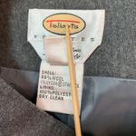 Talbots  Petites Heritage Italian Wool Blend Skirt Gray Size 2‎ Stretch Academia Photo 3