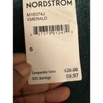 Nordstrom Love By Design Emerald Green Velvet Twist Front Maxi Dress Sleeveless Sz S Photo 14