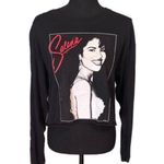 Selena Black Long Sleeve Crop Sweatshirt– Women’s Size L Size L Photo 0