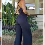 Aria Lattner Everyday Cuffed Jumpsuit in Black Size Large Photo 2