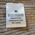 Sundance  Womens‎ Tan Wool Cashmere Crewneck Sweater XL Photo 3