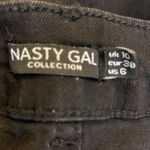 Nasty Gal Nasty‎ Gal Black Denim Skirt New Size 10 Photo 2