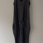 Anthropologie Dolan T-Shirt Jumpsuit adjustable tie waist pockets scoop neck XS Photo 1