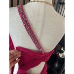 David's Bridal David’s bridal size 1/2 fusia dress y2k long train prom or homecoming Photo 7