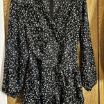 Blue Floral Romper Size M Photo 1