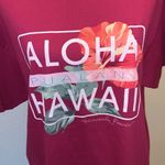 Gildan Aloha Hawaii Pualani Heavenly Flower pink short sleeve shirt Photo 1