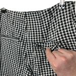 Anthropologie  NWT Maeve Gingham Capri Pants Size 6 High-Rise Stretch Cottagecore Photo 5