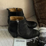 Acne Studios  Pistol washed worn in western zip up sides heel Ankle Boots 37​ Photo 0