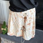 Bohemian embroidered tie dyed wrap mini shirt Yellow Size undefined Photo 1