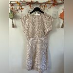 Loft  Paisley Button Down Linen Blend Dress Photo 4