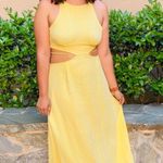 SheIn Yellow Maxi Dress Photo 1
