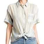 Rag and Bone  Lenny Striped Tie Shirt Photo 0