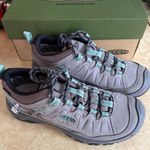 Keen  Women's Targhee IV Waterproof Hiking Shoes in the Alloy/Granite Green 10w Photo 0