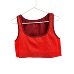 Torrid  Orange Ribbed Scoop Neck Cropped Activewear Bralette Crop‎ Top Size 2 Photo 2