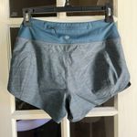 Athleta Run With It 3.5” Textured Space Dyed Sequoia Blue Size XXS Photo 1