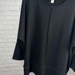 Spanx  Perfect Length Dolman Sweatshirt Size 1X Black‎ Lounge to Street Wear Photo 5