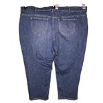 Lee Ultra Lux Plus Jeans Womens 30W Medium Blue Relaxed Crop High Rise Denim Photo 2