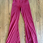 Aerie  Women’s Burgundy Flared Leggings Photo 0