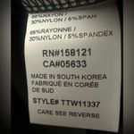 Trisha Tyler Long Sleeve Blouse Elastic Band Front Size 3X Black Assymetric NWT Photo 4