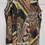 NY&Co Women’s Boho Print Sleeveless Neck Tie Tunic/Mini dress Photo 0