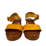 MIA Women's Slingback Wedge Sandals Yellow Tan Size 10 Casual Summer Photo 2