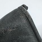 Vintage black leather cross Body purse bag shoulder bag Tooled mid century‎ Black Photo 11