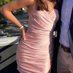 Blue Blush Pink Bodysuit Dress Photo 0