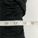 Burberry London Black Sleeveless Draped Midi Dress US 8 Whimsigoth Steampunk Photo 7