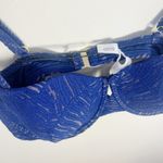 ONIA Womens Dalia Textured Bikini Top Blue Size Medium New Photo 5