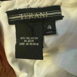 Terani Couture Terani Strapless Dress Black And White Color Size 4. Photo 9