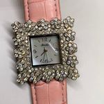 Park Lane  women’s quartz analog vintage watch silver tone case 32mm floral Photo 1