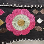 Etcetera  | Black Tiered Embroidered Floral Pencil  Skirt Women’s Size 4 Photo 3